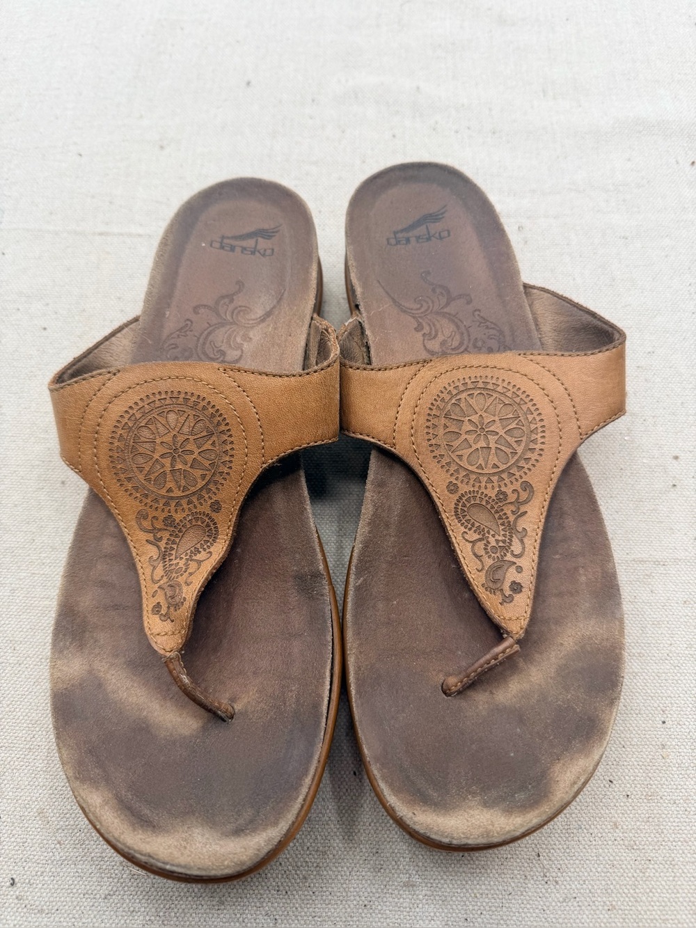 Dansko Brown Leather Women's Sandals Size 39